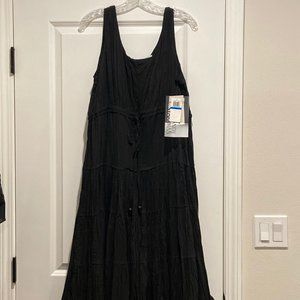 Black Boho Maxi dress- NWT size XL